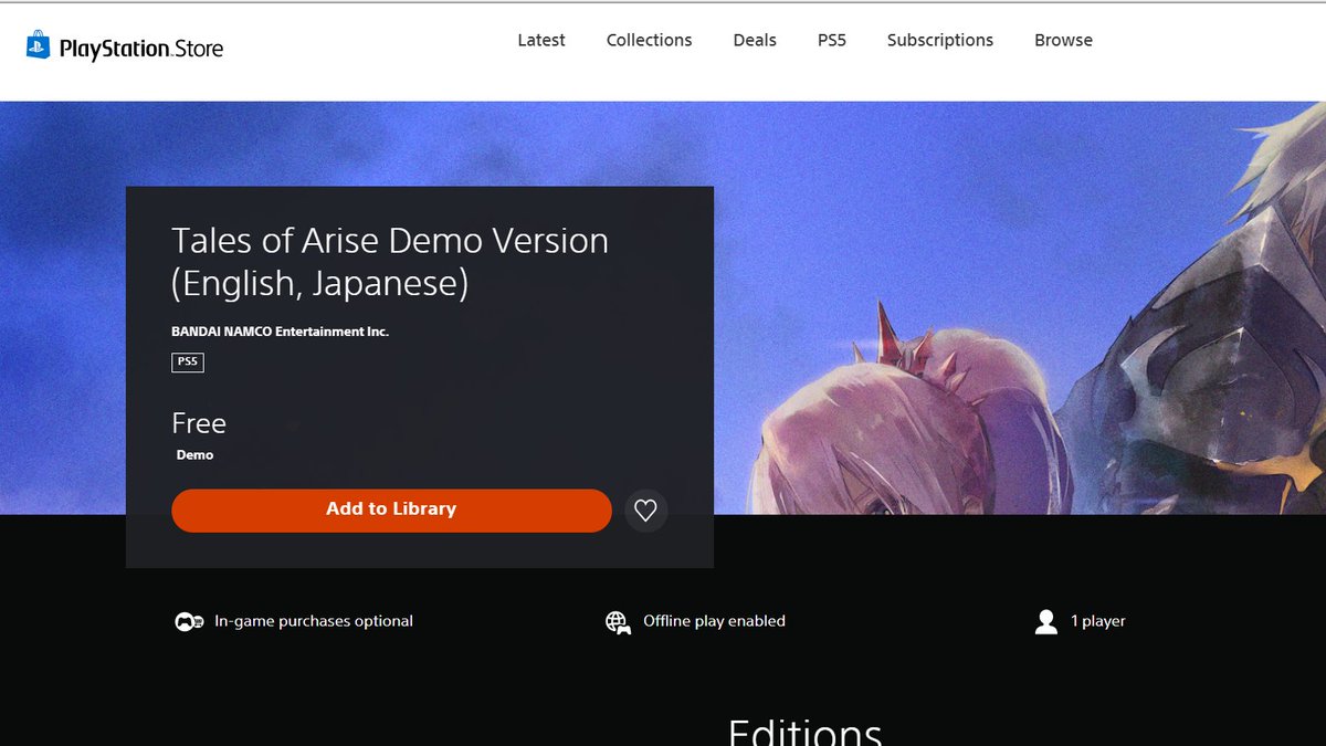 ✨ Abyssal Chronicles - Tales of Series News Portal tweet media