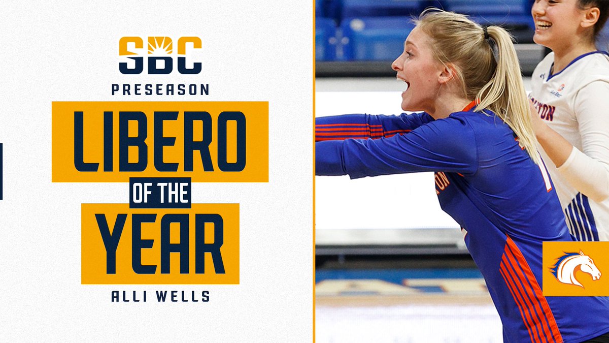 SunBelt's tweet image. 𝗔𝗟𝗟𝗜 𝗪𝗘𝗟𝗟𝗦.

@UTAMavsVB libero @alligracee_ was honored as the #SunBeltVB Preseason Libero of the Year. ☀️🏐

📰 » sunbelt.me/3iTLHwD