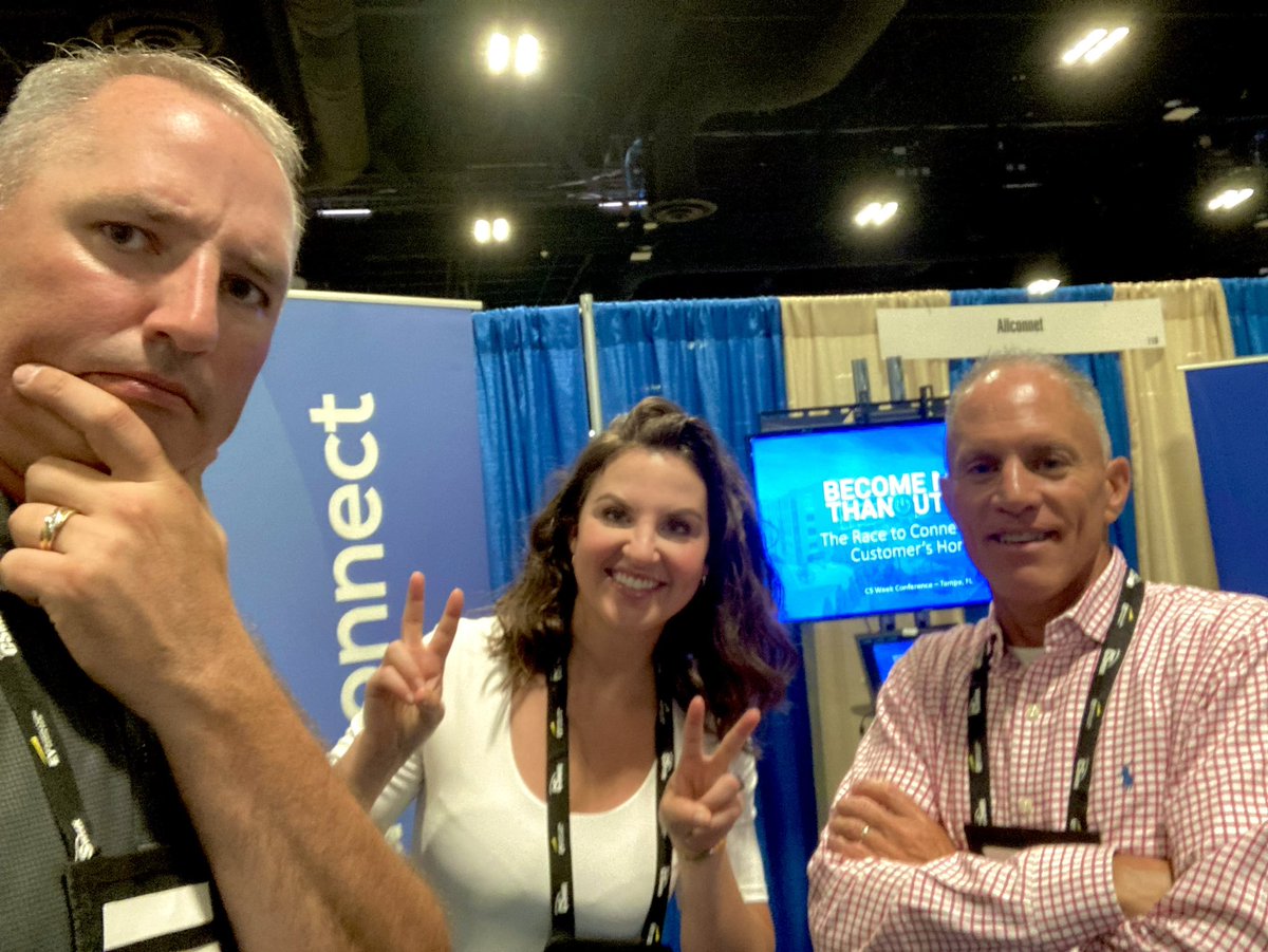 kristnrphillips's tweet photo. We in here. Come and visit Booth 110! #CSWeek2021 @CSWEEK @allconnectbiz https://t.co/h4Tjpfgpyj