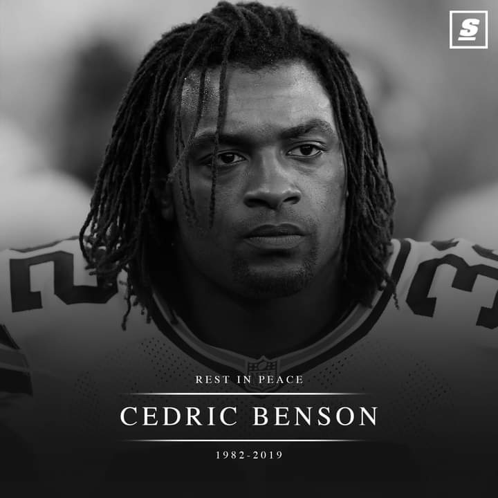 Rest In Peace To Cedric Benson https://t.co/vu4f0Jq4xU