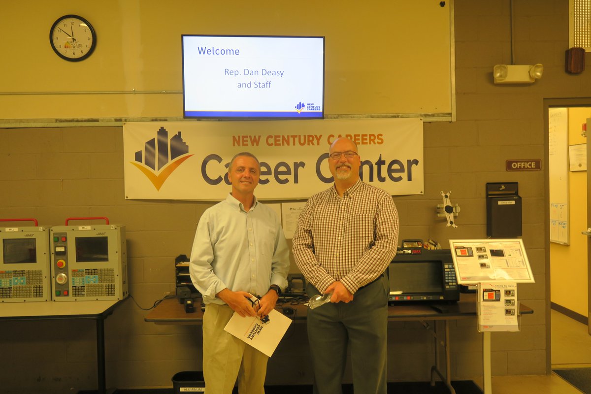 Last Thursday, State Representative Dan Deasy visited New Century Careers to tour the Anselmo Training Innovation Center and learn more about our programs.