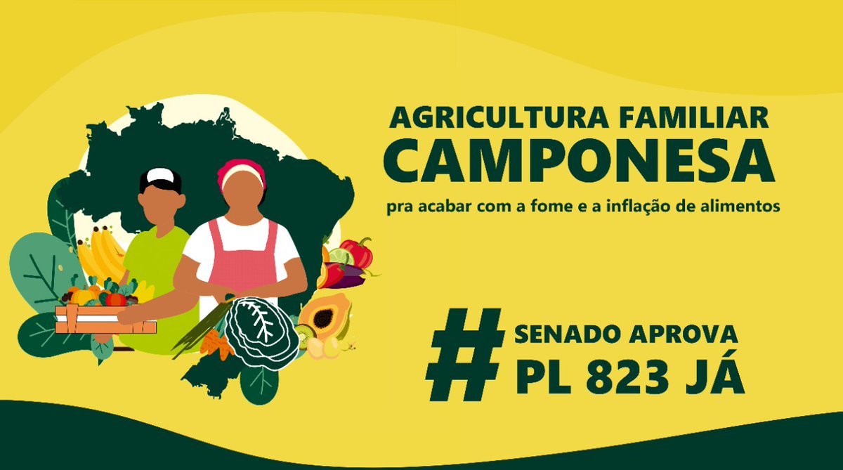 AnaAgroecologia's tweet photo. O povo quer comida de verdade! O Senado precisa ASSUMIR a tarefa de votar e aprovar com urgência o PL contra a fome! #SenadoAprovaPL823Já #PL823ContraFome @SenadoFederal @irajasenador https://t.co/vDTIMCKhxv