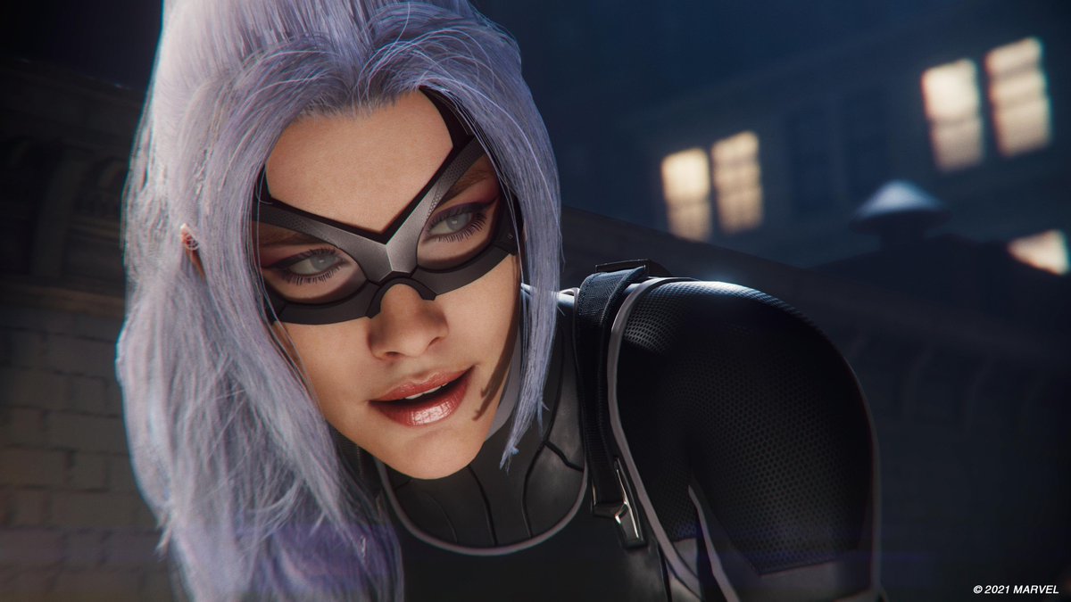 insomniacgames's tweet image. Did someone say it was Black Cat Appreciation Day?  #SpiderManPS4 #SpiderManPS5