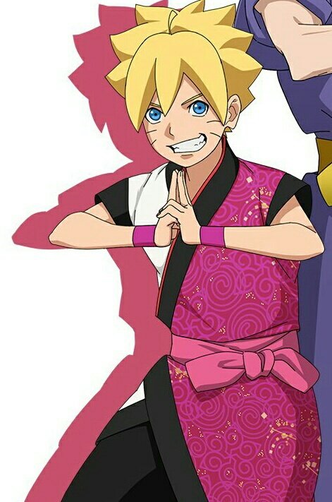 SarrahPrinsesa's tweet photo. Boruto said "real men wears pink" 😂 https://t.co/yQ6iXbHdzJ