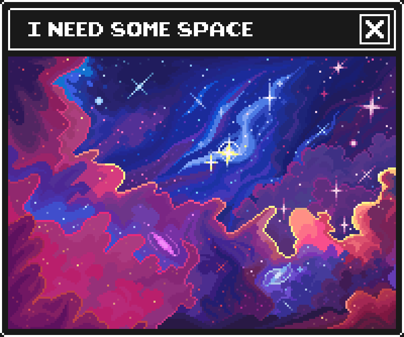 16pxl's tweet photo. made another sticker concept ✨☄️💫 https://t.co/XUcXLhCopu