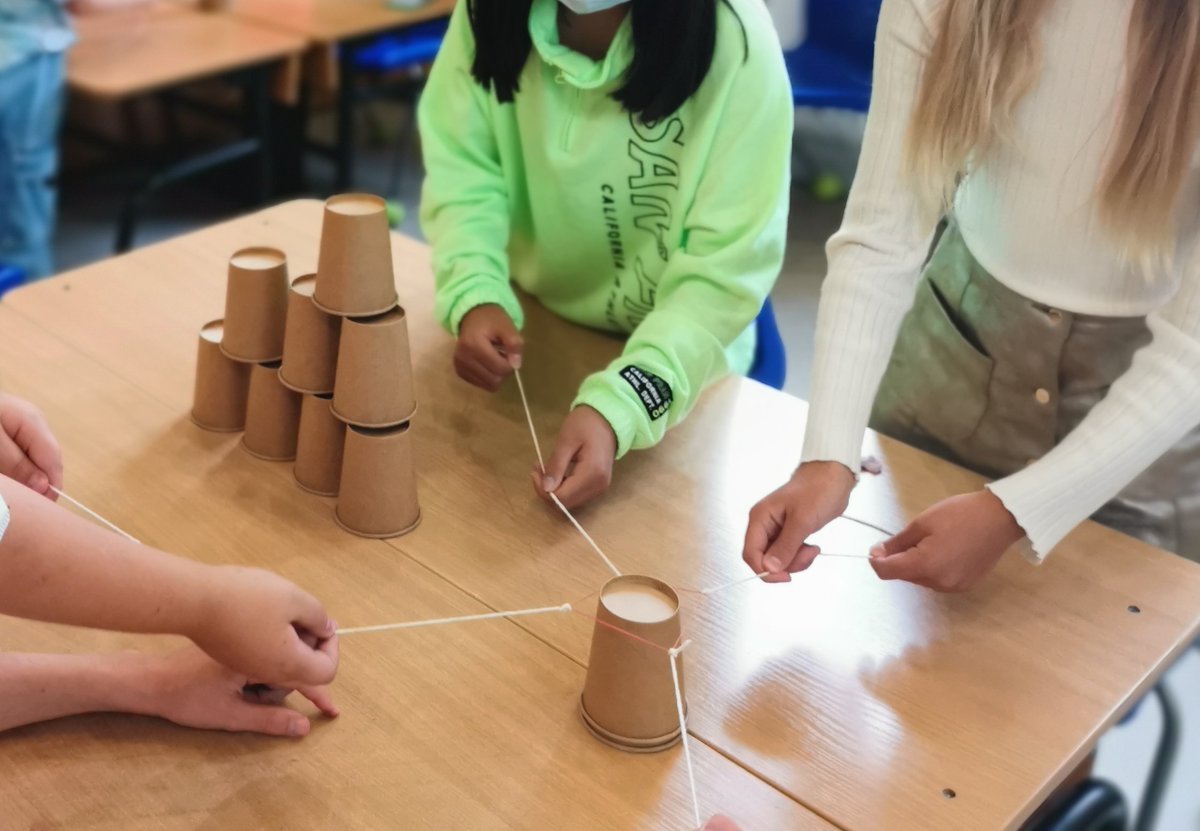 Everyone was so grateful to be learning in person on our first day of school. I was impressed by the positive communication that I heard throughout the day, especially during our team building activities.