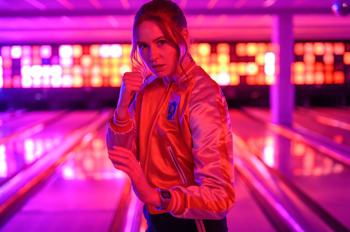 Karen Gillan as Sam in Gunpowder Milkshake (2021)