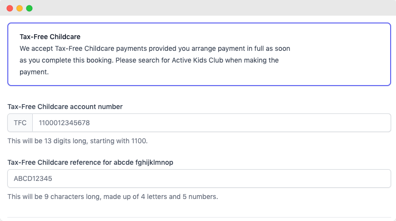 PembeeApp's tweet photo. Introducing website embedding and new childcare vouche/ tax-free childcare payment methods  - https://t.co/8ceis4ljo1. Learn more at: https://t.co/NcHT1x5oQT https://t.co/ffWLO0JOwz