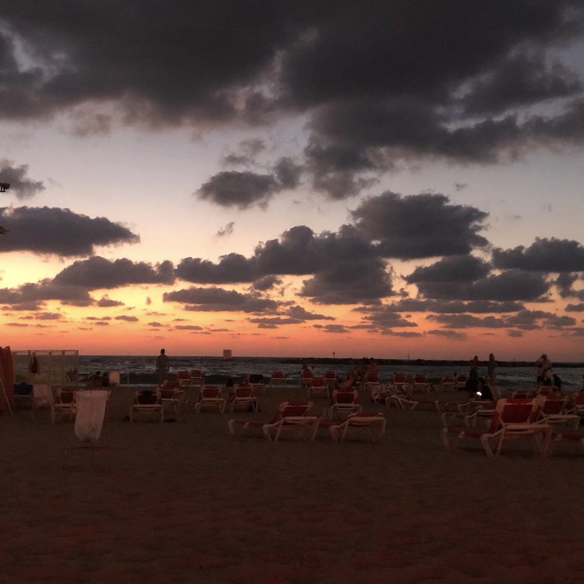Sunset in Tel Aviv. Simple pleasures are often the best. #sunsetaddict