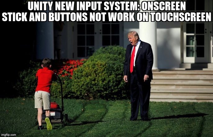 overflow_meme's tweet image. Unity new Input System: Onscreen Stick and Buttons not work on TouchScreen stackoverflow.com/questions/6882… #unityeditor #touchscreen #unity3d #android