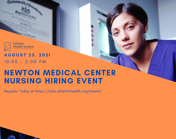 Are you interested in joining our nursing staff at Newton Medical Center? Join us for an in-person Nursing Hiring Event in just a week. Register today for the opportunity to speak with our recruiters about your nursing experience: bit.ly/3jVTr0x