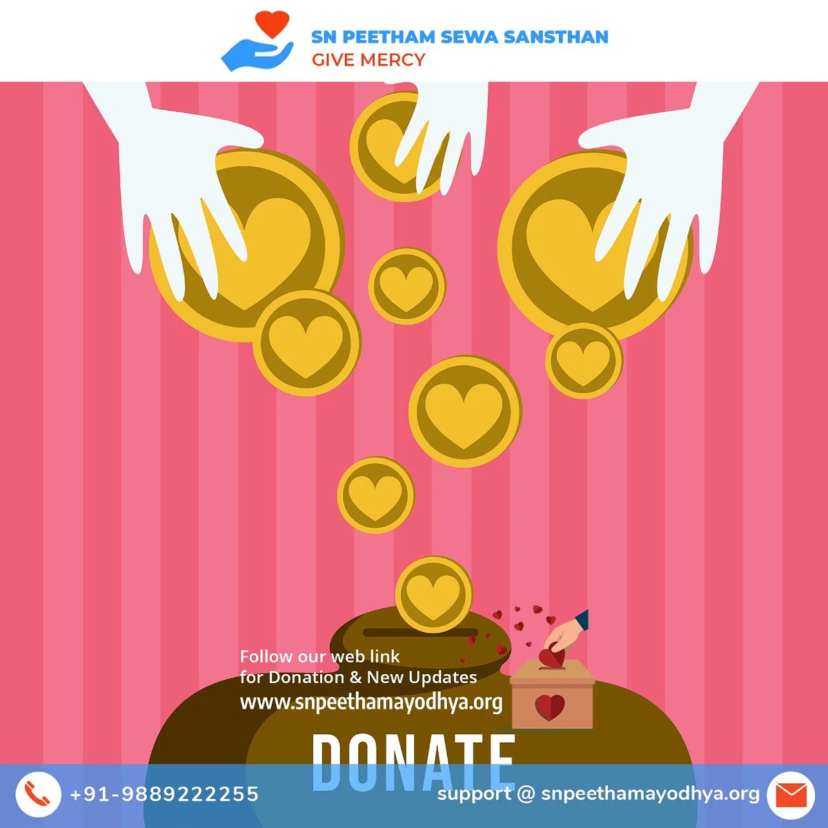 AyodhyaSn's tweet photo. A small act of kindness can go a long way. You could be the reason of someone's smile!
Show your kindness &amp; save lives.
#donatenow #becomeavolunteer #poorpeople #helpneedy #sewa #charity #ngo #lucknow #ayodhya #helpinghomelesschildren 
#helpinghomeless #snpeetham https://t.co/6vLzMtQiCK