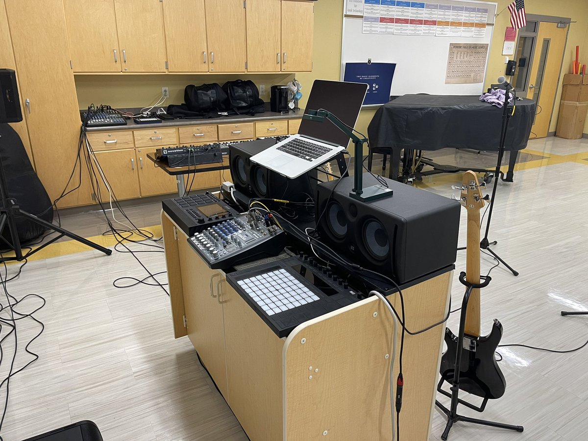 musicteched's tweet photo. Ready for whatever this school year brings! Our Creation Lab is ready to make music. https://t.co/fyraBUdVQw