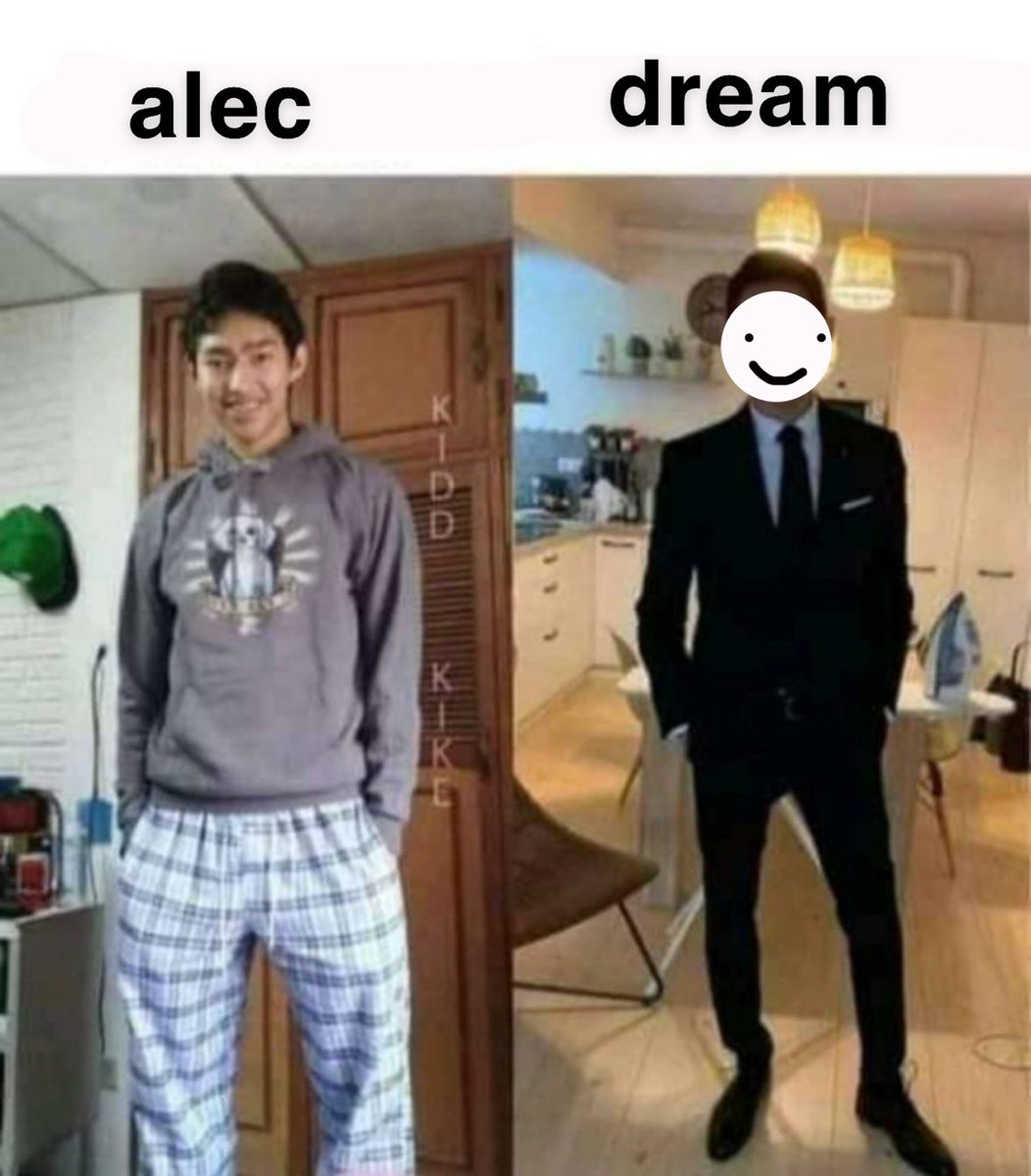 dreheart's tweet photo. alec vs dream in the “change my clothes” promo pictures https://t.co/Mh0VovFfYk
