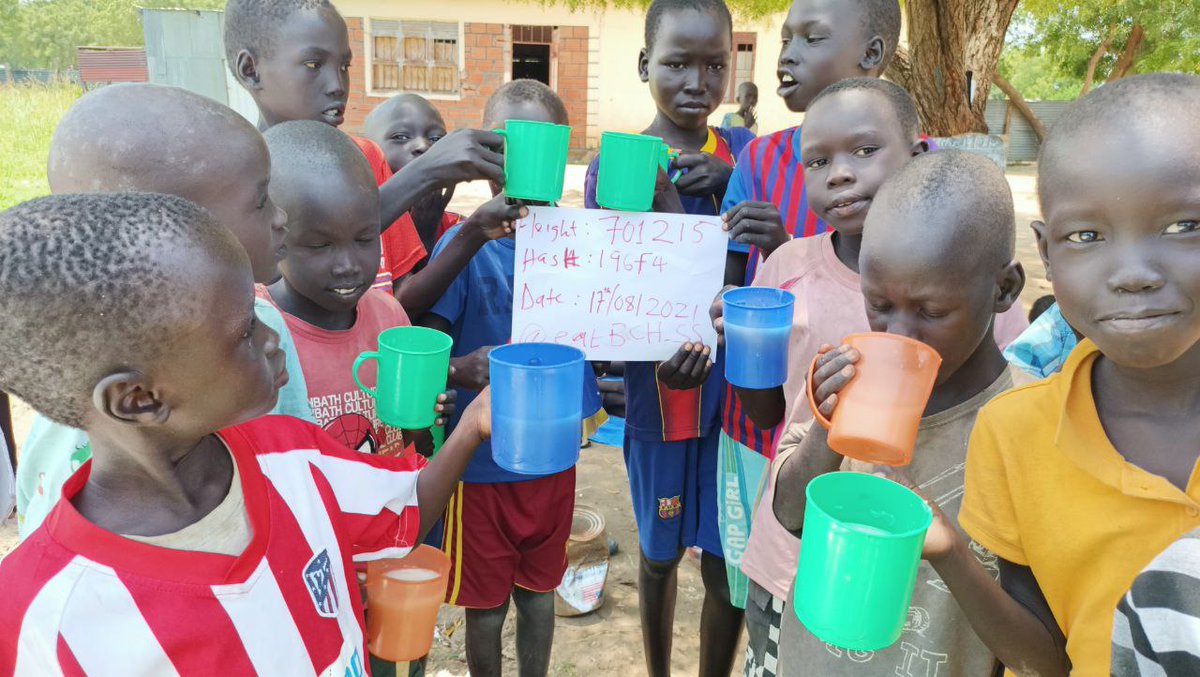 eatBCH_SS's tweet photo. We are committed to continue to give smiles to our kids as they continue with their learnings. @TeachBCHAfrica @peaceBCH #SouthSudan #BitcoinCash #BCHadaption https://t.co/MAipyckXAC