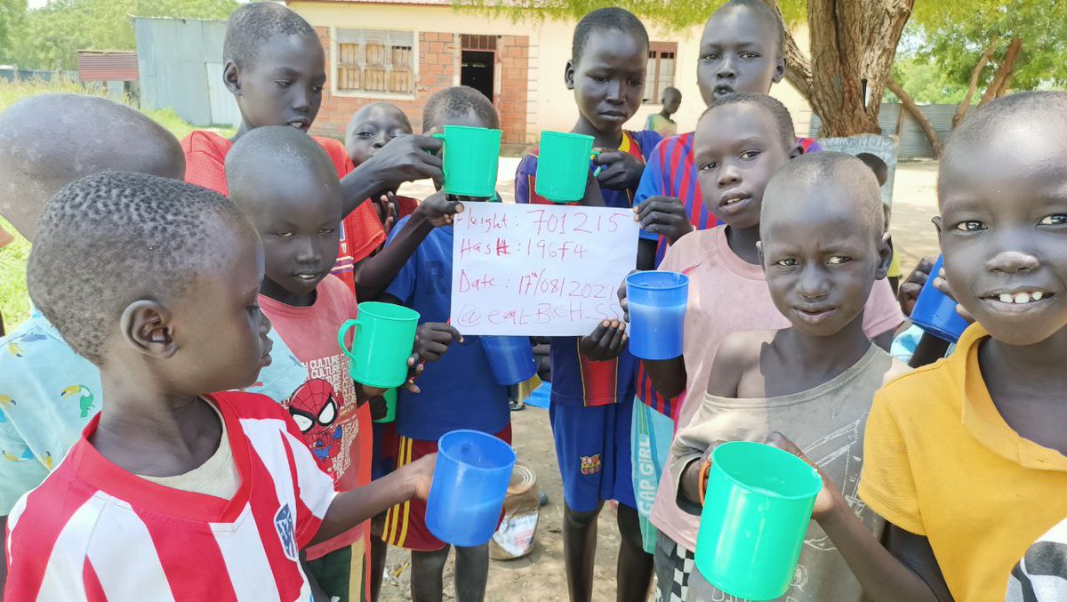 eatBCH_SS's tweet photo. We are committed to continue to give smiles to our kids as they continue with their learnings. @TeachBCHAfrica @peaceBCH #SouthSudan #BitcoinCash #BCHadaption https://t.co/MAipyckXAC