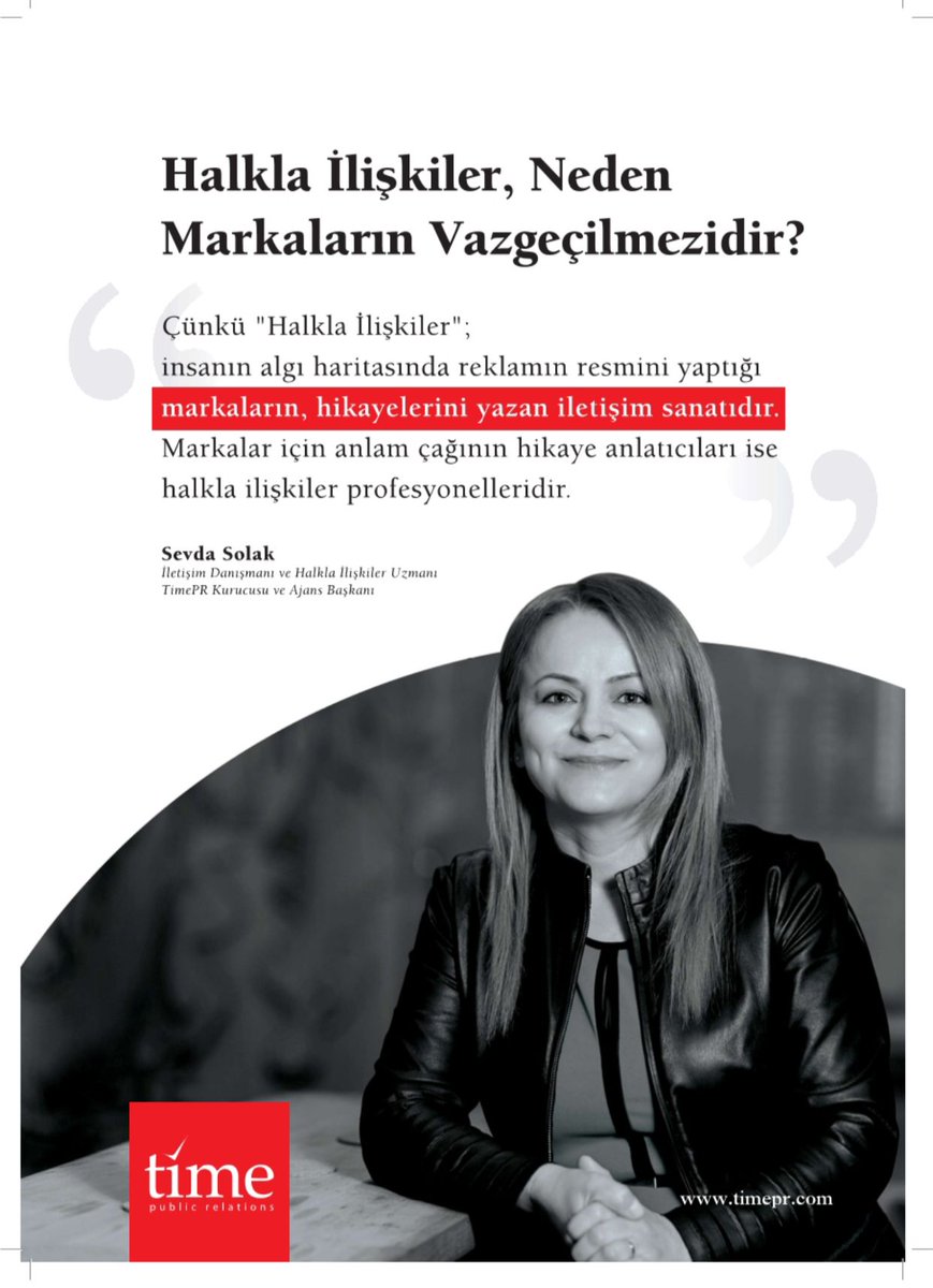 iaupratolyesi's tweet photo. TimePR Kurucusu ve Ajans Başkanı Sayın Sevda Solak'a PR Atölye dergisine ve halkla ilişkiler sektörüne yapmış oldukları katkıdan dolayı teşekkür ederiz.
#pr #publicrelations #timepr #pratölye @sevdasolak @TimePR https://t.co/Ca7CQiZiKq