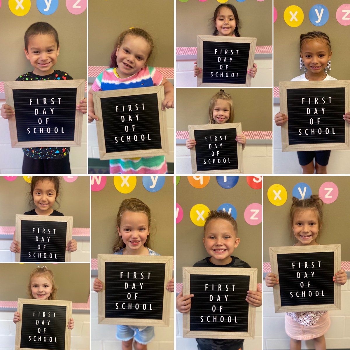 MrsHatcher_K's tweet photo. Day two! kindergarten M-Z! Can’t wait to have ALL 25 of our friends together tomorrow! #MiddieRising #MayfieldStrong @MayfieldTweets https://t.co/9RAK1iUQ6n