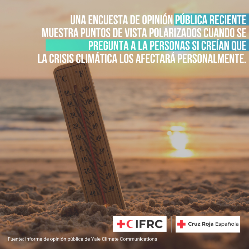 CruzRojaEsp's tweet photo. [#DíaMundialAsistenciaHumanitaria]

🤔¿Te puede afectar una crisis climática? 

1️⃣ de cada 7️⃣ personas  se han visto afectadas directamente. Miles de personas han perdido su vida o sus casas. Debemos actuar AHORA.

#WorldHumanitarianDay #WHD