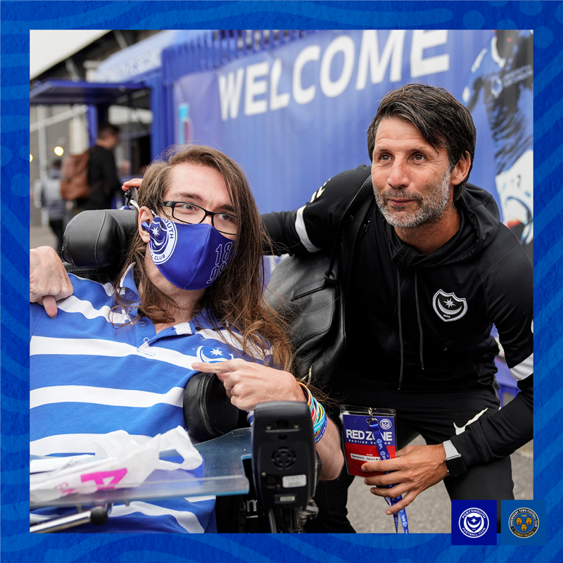 Pompey's tweet photo. ☺️ We're still 𝘀𝗼 happy you're back

#Pompey