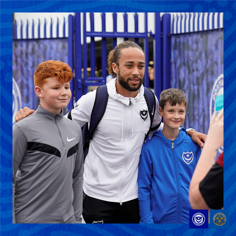 Pompey's tweet photo. ☺️ We're still 𝘀𝗼 happy you're back

#Pompey