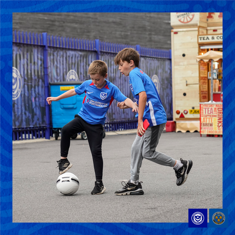 Pompey's tweet photo. ☺️ We're still 𝘀𝗼 happy you're back

#Pompey