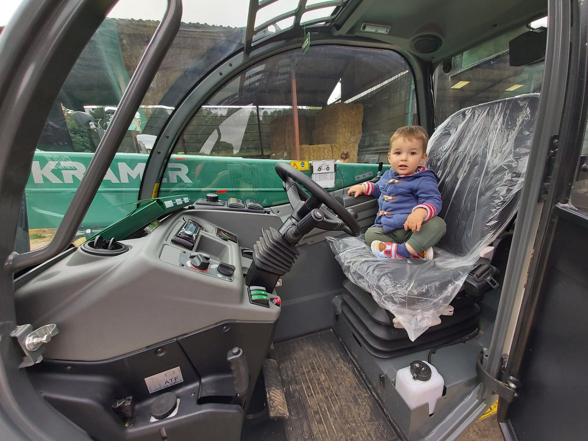 New delivery today... only just turned up and the boss had to be the first one in it.