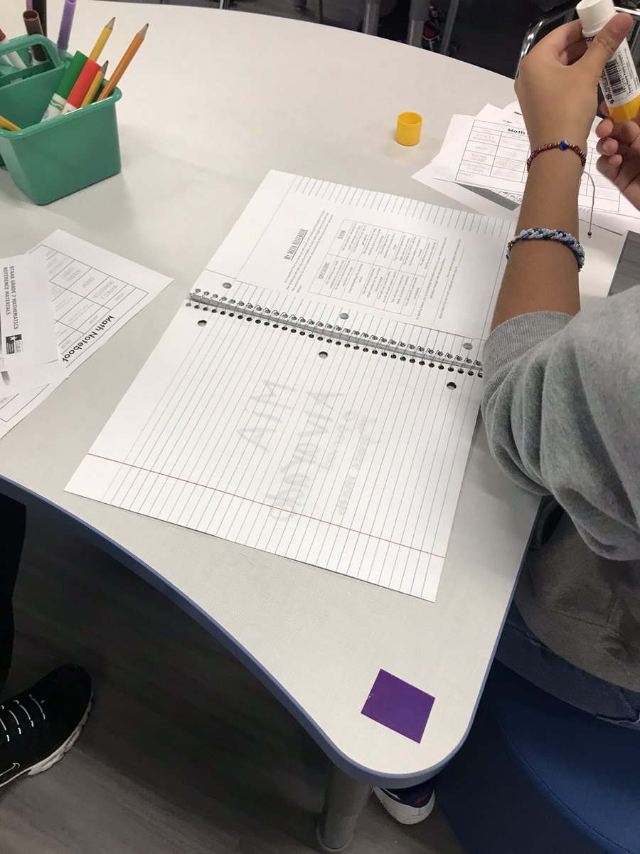 ladonnaschwab's tweet photo. Field 7th grade math students getting success ready!  Setting up their spirals with math reference charts, progress monitoring sheets, and other resources.  #VFMS #WeAreCFBMath #TogetherWeRiseCFB https://t.co/VccIjPY72d