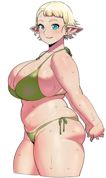 残暑お見舞い申し上げ前髪ぱっつんショート絵留札さん 