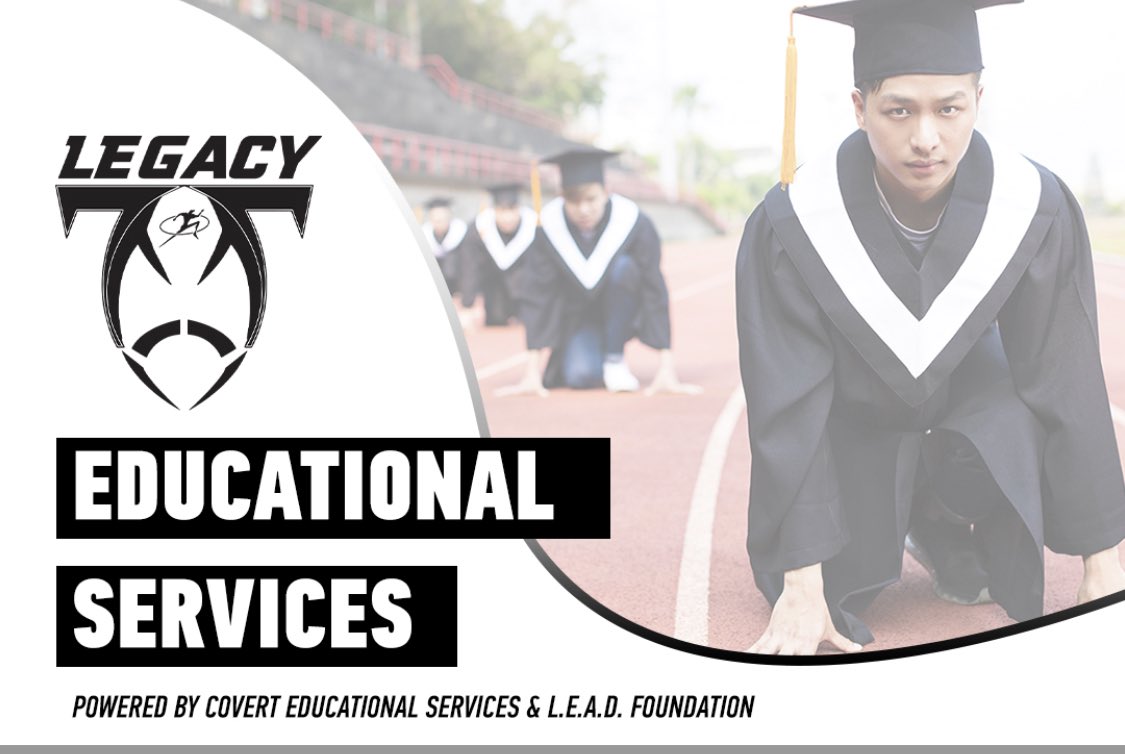 Excited to Announce Partnership with Covert Educational Services! More info to follow! Student comes before athlete! #jointhemovment #Legacy