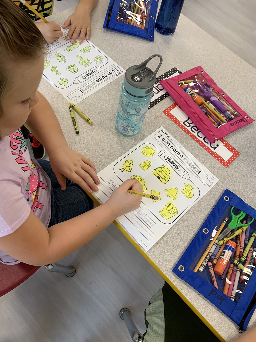 We had an extra fun day working with color words and name activities! Kindergarten is the best <a href="/plainviewElem/">Plainview Elementary School</a>!