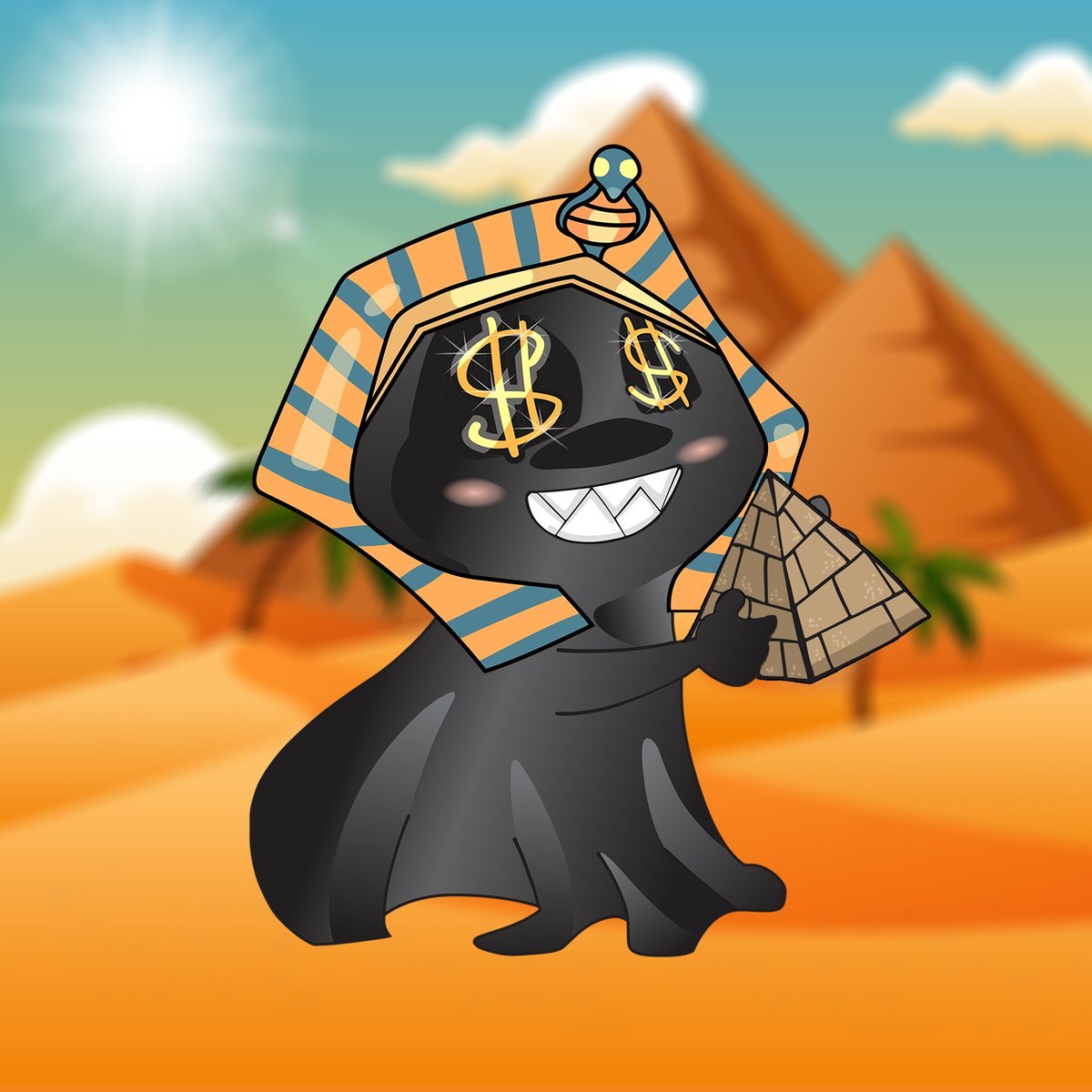 SpookiesNFT's tweet photo. To celebrate the first @SpookiesNFT giftdrop we are giving away this beautiful 1/1 Pharaoh Spooky!

To take part: 
Follow us;
Like, Retweet both this tweet AND the attached tweet!

A winner will be selected at random &amp; announced on 8/21 @ 8pm UTC.

https://t.co/Qjt3ShFUck https://t.co/3hs8wSidVI