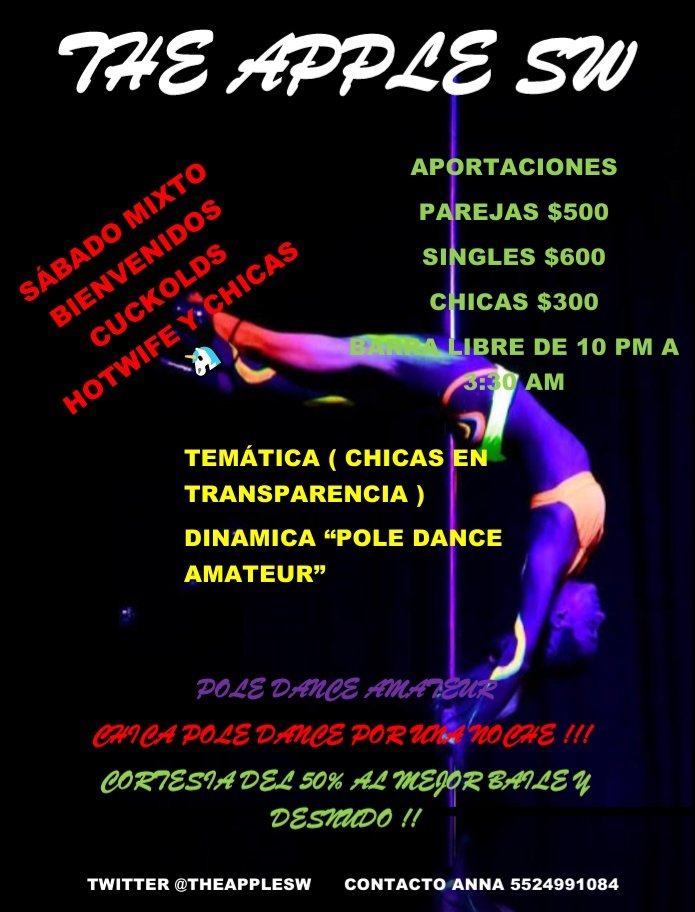 TheAppleSW's tweet photo. Amigos del sur de la cdmx y alrededores los esperamos este sábado en @TheAppleSW https://t.co/usf6Ht2nR6