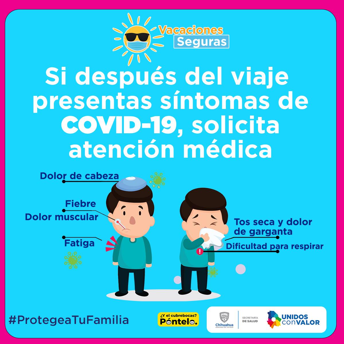 segegobchih's tweet photo. Si después de un viaje tienes síntomas de COVID-19, solicita atención médica en las Unidades de Salud o marca al 9-1-1.

#ProtegeATuFamilia https://t.co/scEBnvPHKl