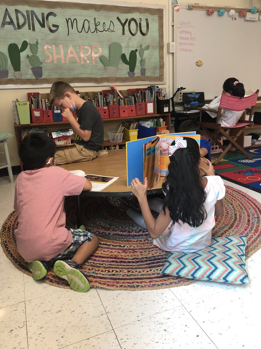 MrsCarleyMoore's tweet photo. These 3rd graders LOVE practicing their reading stamina! 📚🐛 https://t.co/JZesqGE5yd