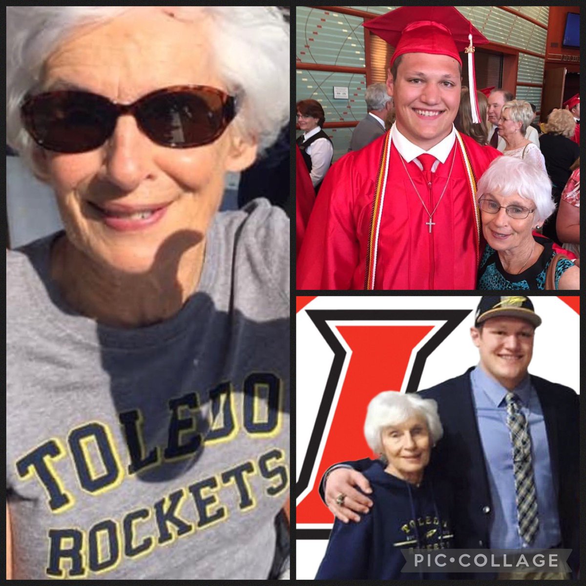 Last night with heavy hearts we said goodbye to the matriarch of the Doerger family,Jeanne Doerger Roetting #LancerFan  #RocketFan Though she was little, she sure was mighty. We humbly request your prayers for support and peace of mind for our family . <a href="/LukeDoerger/">Luke Doerger</a>  <a href="/LS_LancerFB/">La Salle Football</a>