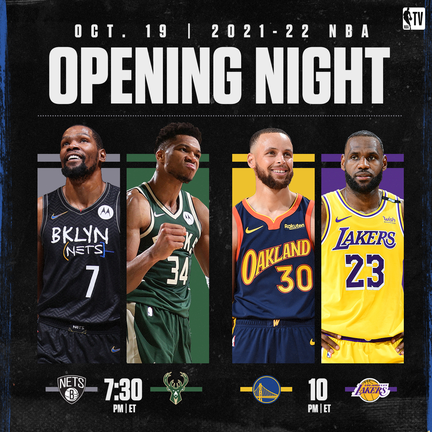 NBA TV on Twitter "The NBA opening night schedule is here