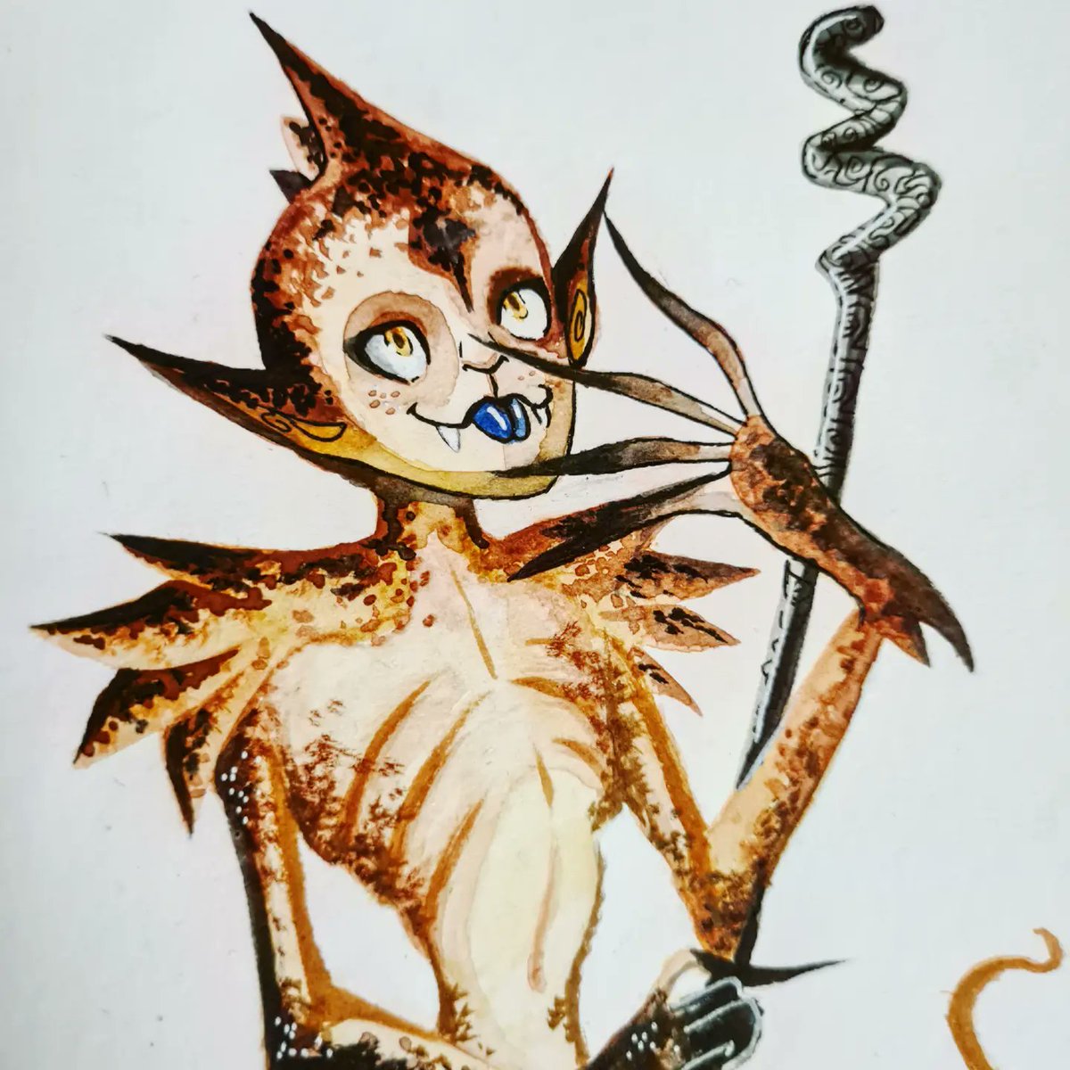 Lilu_bagy's tweet photo. Keep drawing ! Believe in yourself 💖 NO drawing is bad. Keep working!

#watercolor #oc #ocsona #snake #traditionalart #furry #animals #traditionalwatercolor #Fursona #originalcharacter #malecharacter #snakecharacter #believe #believeinyourself #drawings #yellow #watercolorart https://t.co/cLRX5bCREB