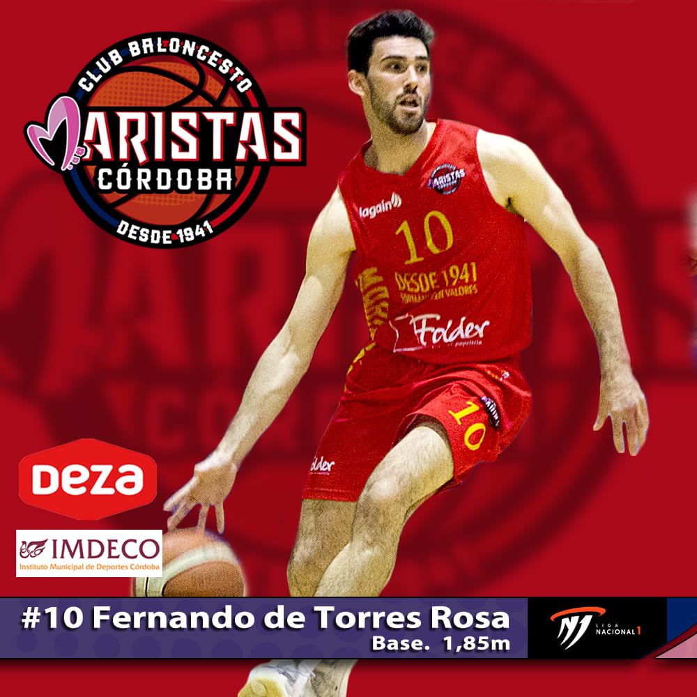 Orgullosos de presentar la plantilla del CB Maristas en la Nacional 1. 
<a href="/Fersonaje/">Fernando de Torres</a> nuestro capitán y lider positivo, con muchísimo talento tanto en contraataque como en el juego posicional, siempre destacando por su buena actitud al servicio del equipo.
<a href="/IMDECO_/">IMDECO</a>  <a href="/FAB_Andaluza/">Federación Andaluza de Baloncesto</a>
