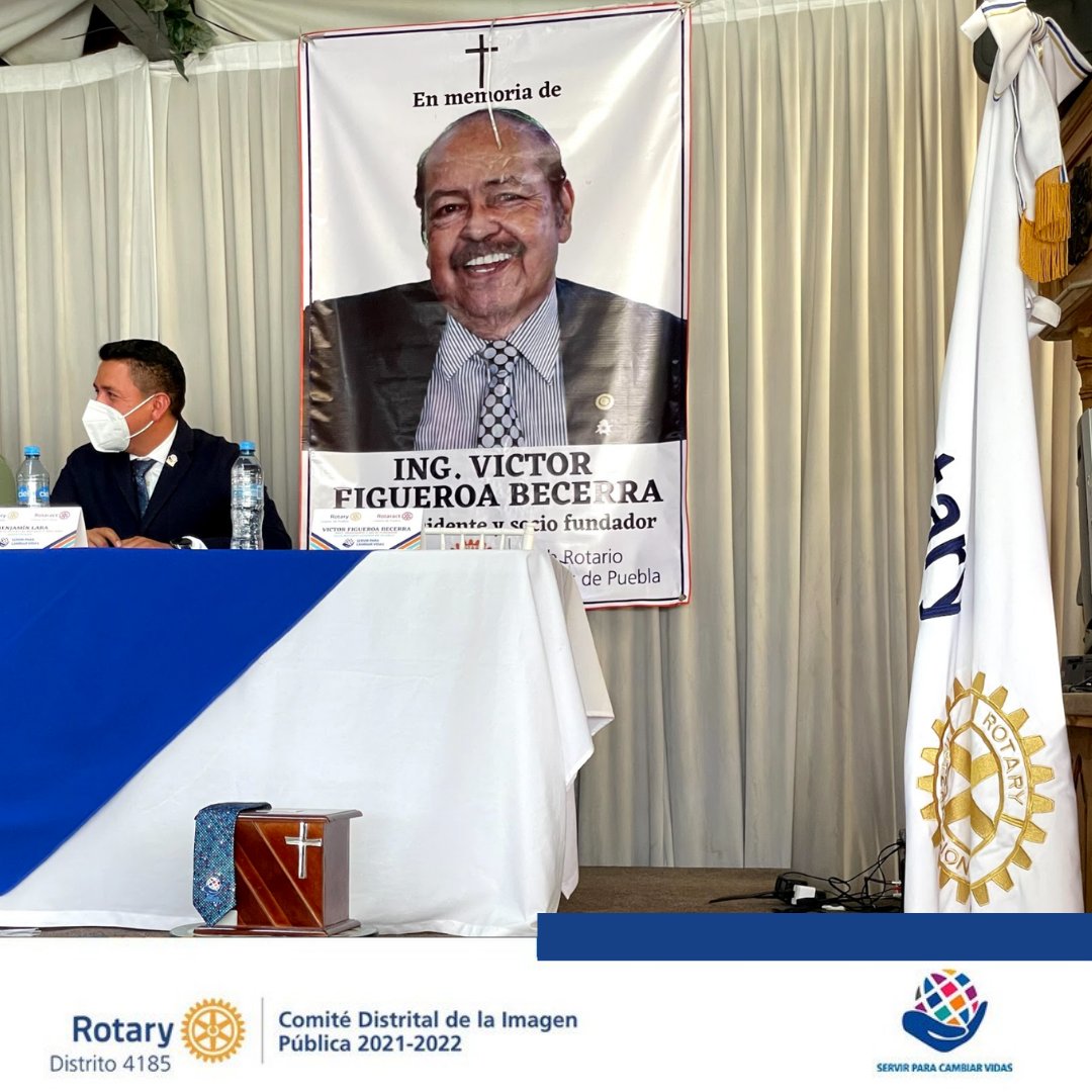 ip_rotary4185's tweet photo. El Club Rotario y rotaract Líderes de Puebla tomaron protesta en compañía de nuestro gobernador Agustin MelGarcía y el RDR de nuestro distrito Benjamín Lara.

El presidente de imagen pública distrital Victor Fig presentó un homenaje en honor a su papá. 
#rotary #distrito4185 https://t.co/mmeKD1Moe5