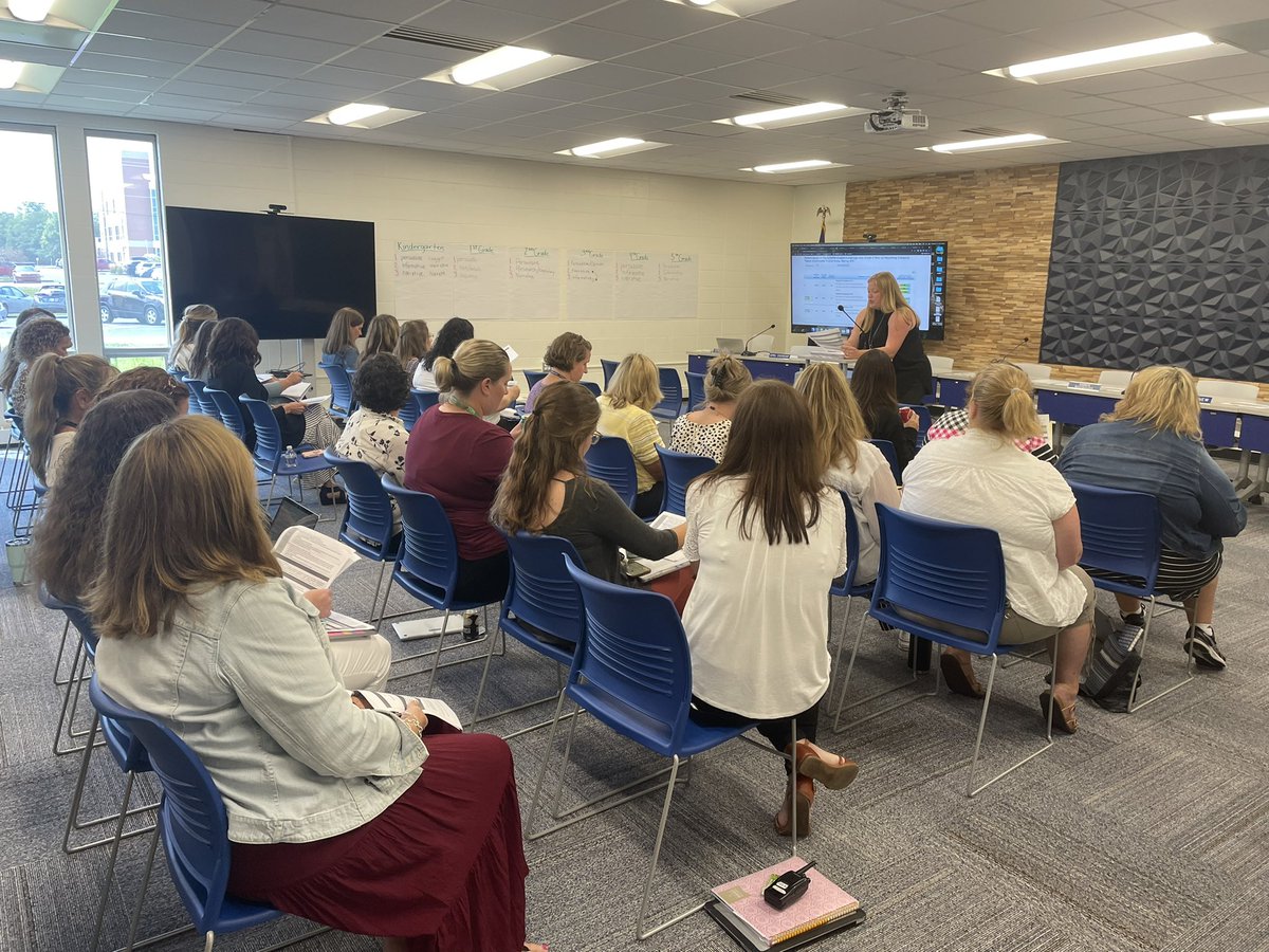 Scott_Jaws's tweet photo. @TiptonElement teachers digging into their on writing standards. Using faculty meeting for professional learning is a MAJOR win! #TiptonPride #ProfessionalLearning https://t.co/dM5NsiQVSs