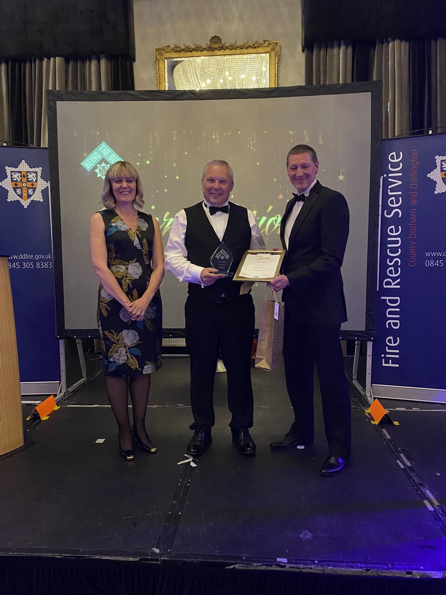 Next up is “Best Leader” and the winner is…. Ian Moore. Well deserved Ian! Thank you to our fantastic sponsor the Office of the <a href="/DurhamPCC/">Durham PCC</a> Joy Allen 👏🏻👍#BTBAwards2021