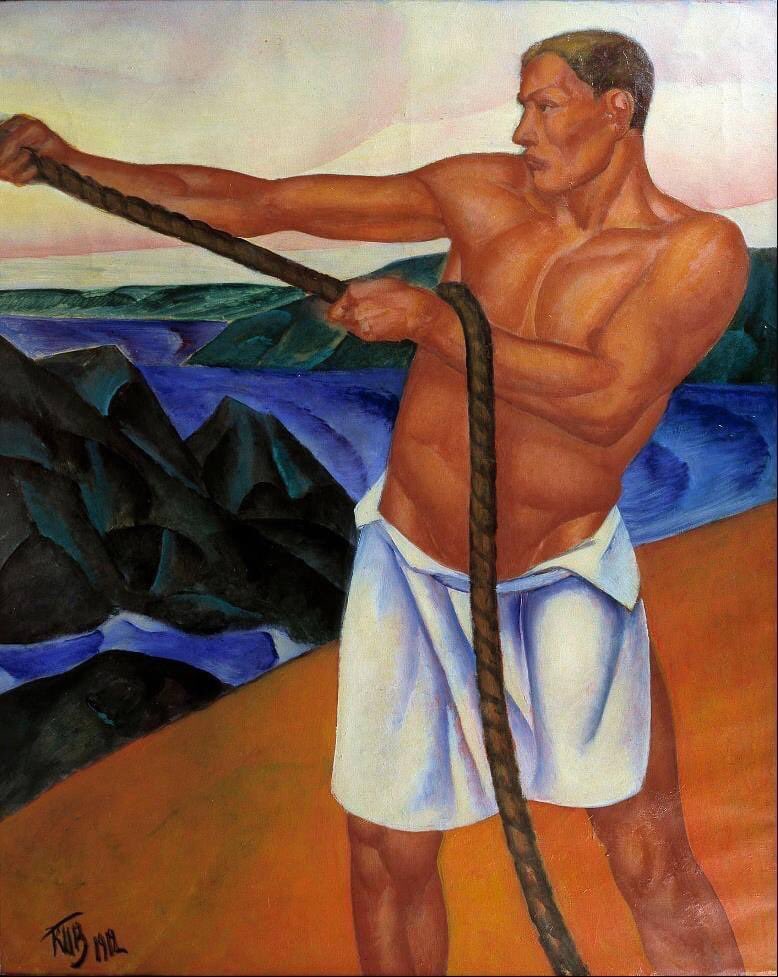 Olga Tuleninova 🦋 on Twitter: "Kuzma Petrov-Vodkin Worker - 1912 ...