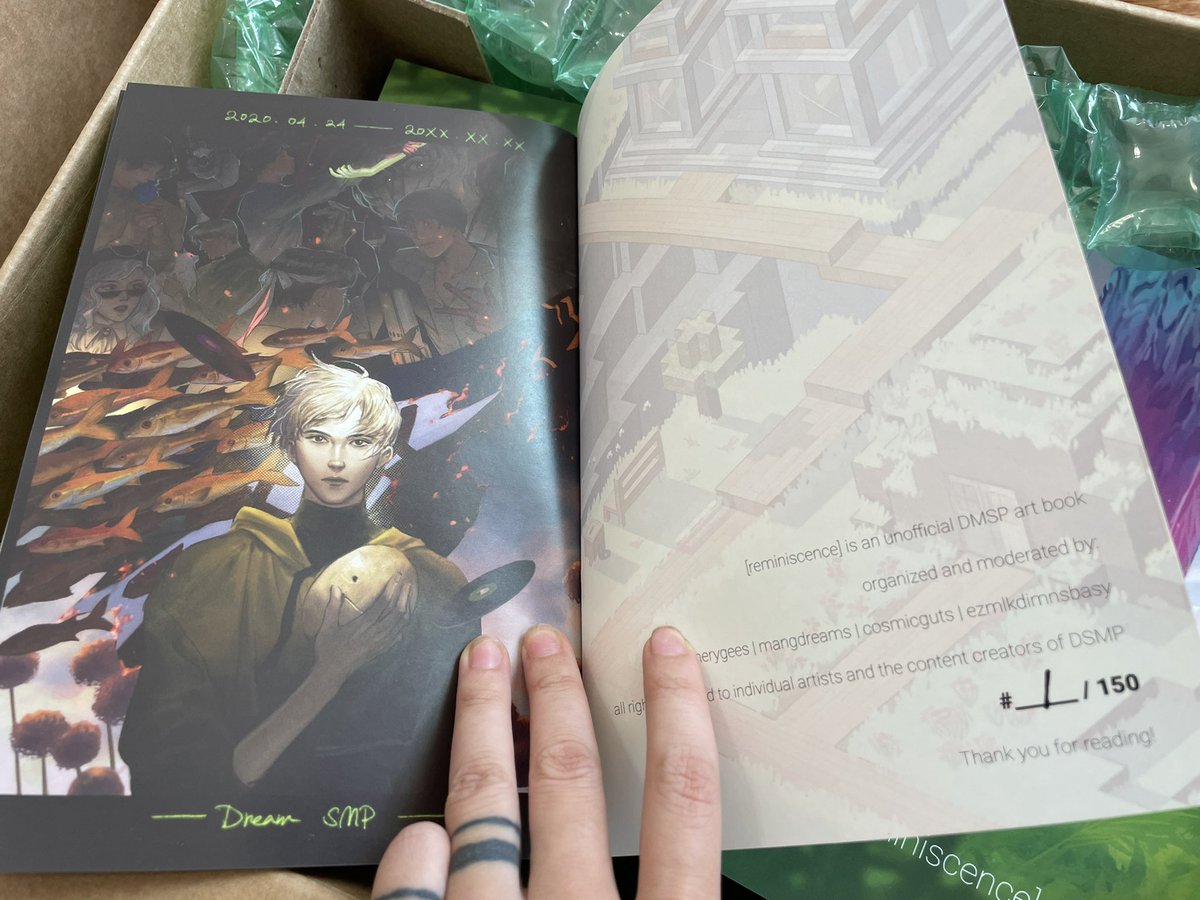 DsmpArtBook's tweet photo. Won’t be able to ship these out for a couple more weeks still but I’ll send out the digital version soon! https://t.co/ebfqLRT2wx