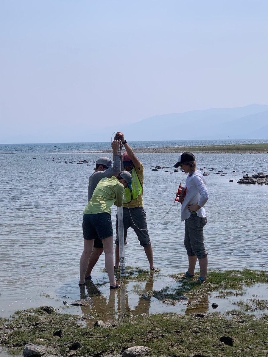 SU_EMPOWER's tweet photo. Loading up and moving out! First day in the field yesterday included ALL the good stuff. Sampling Tahoe outlet, coring and a boat ride on the eerily smoggy Lake Tahoe. #nsfnrt #NSFFunded https://t.co/KbdKroXwY4