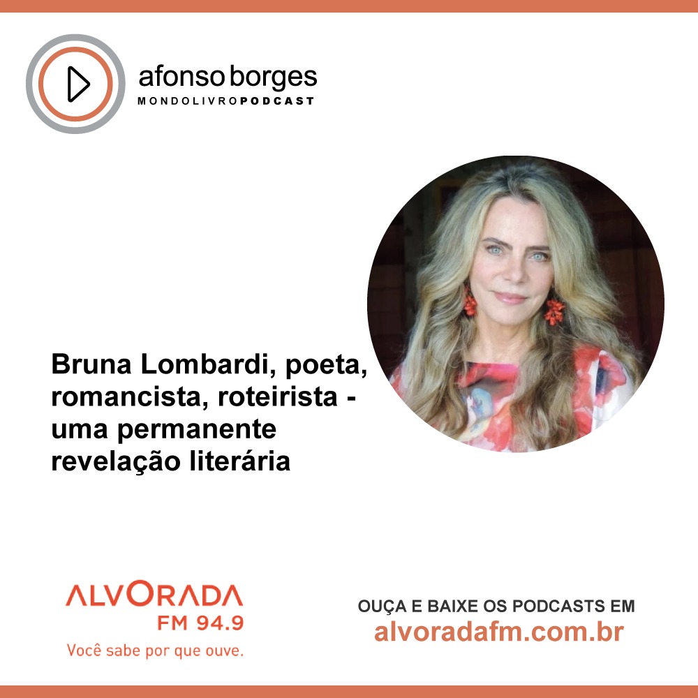 O #MondolivroPodcast especial, vai ao ar toda 4a-feira, com 20 minutos. Hoje, o melhor da conversa entre <a href="/afonsoborges/">Afonso Borges</a> e <a href="/brunalombardi/">Bruna Lombardi</a>, na <a href="/RadioAlvorada/">Alvorada FM</a> bit.ly/3sn7MH6