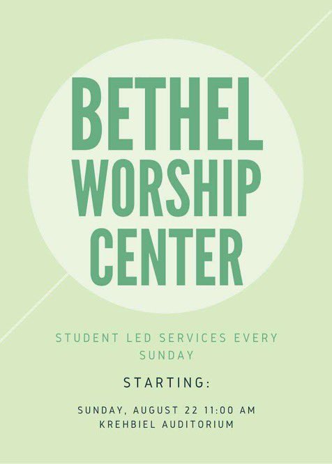 We welcome you to join us for our first service of the year! We look forward to seeing all the returners and new friendly faces this Sunday at 11 in the FAC! 🤩