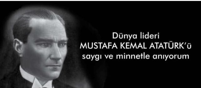 Minnettarız atam