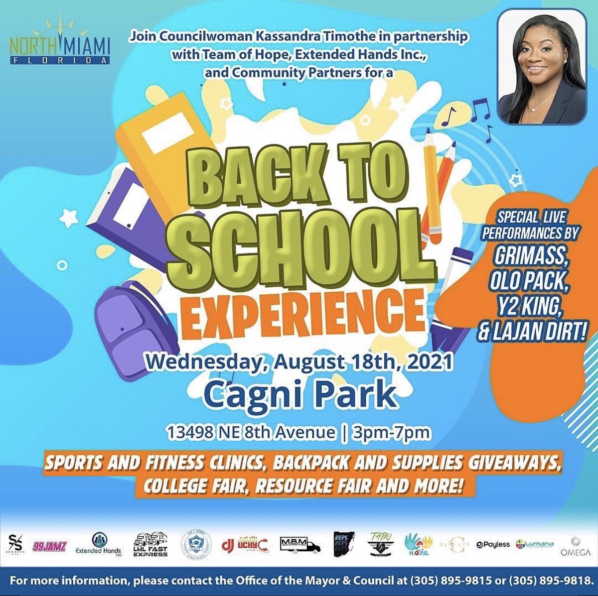 DJLuckyC's tweet image. Come Out to Cagni Park TOMORROW for Our Annual #Tools4School GiveAway! 

13498 NE 8th Ave 3p-7p! 

Hey Now❗️