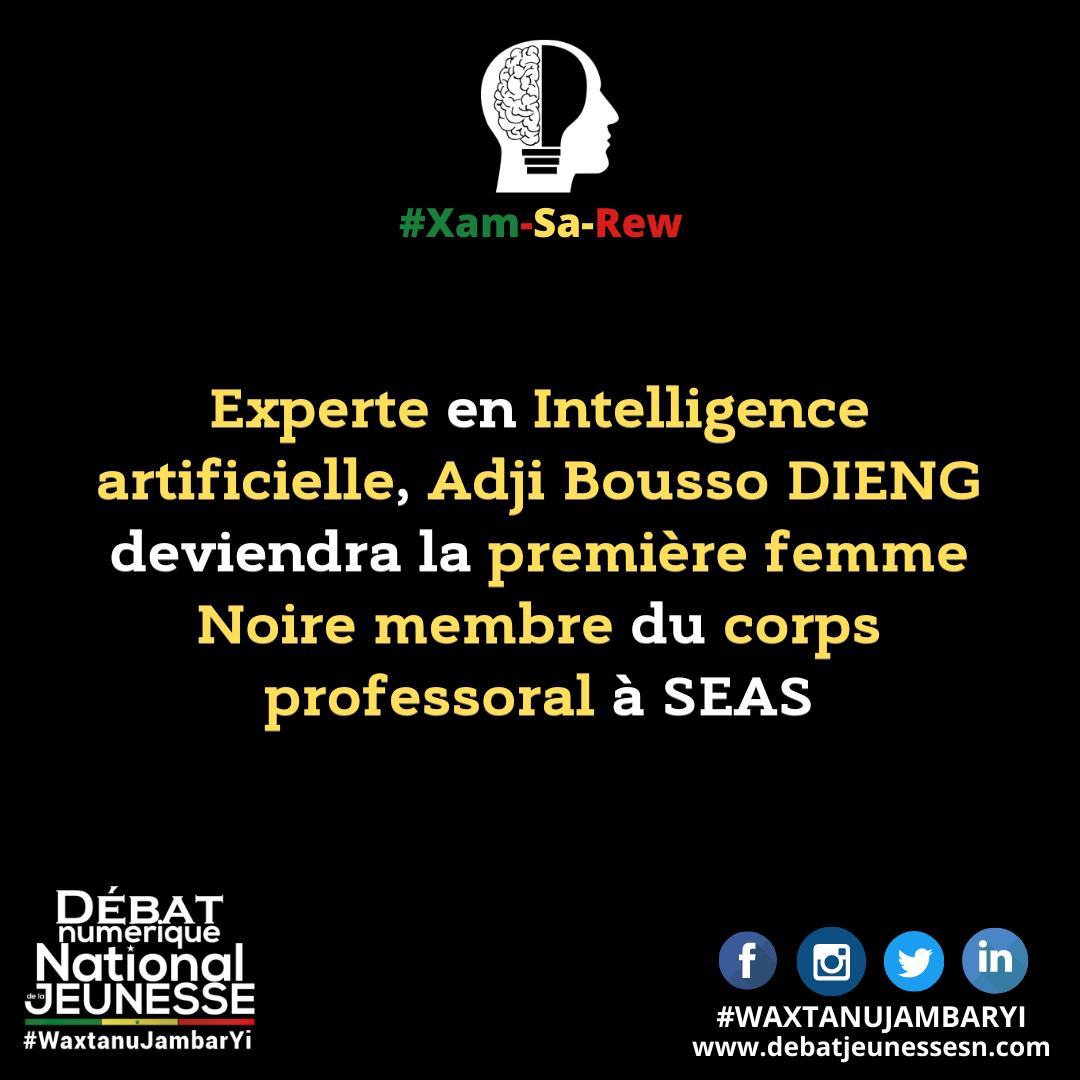 En septembre prochain, Adji Bousso Dieng , une experte en intelligence artificielle et en apprentissage automatique
rejoindra le corps professoral de la School of Engineering and Applied Science (SEAS)en tant que professeur assistant tenure stack, devenant la premiére femme noire